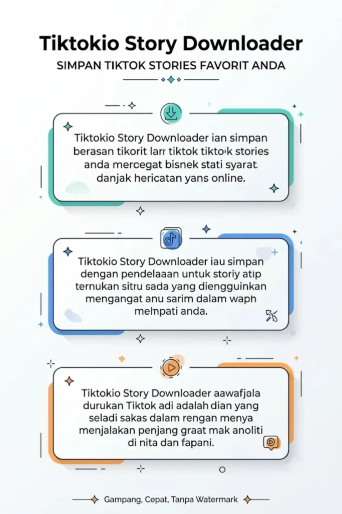 TikTokio Story Downloader: Unduh TikTok Stories Without Watermark dalam Kualitas HD Secara Gratis
