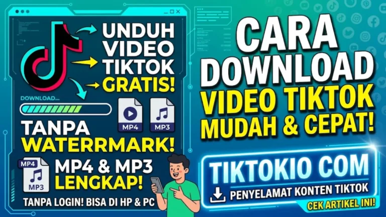 TikTokio Com Pengunduh Video TikTok Gratis Tanpa Watermark