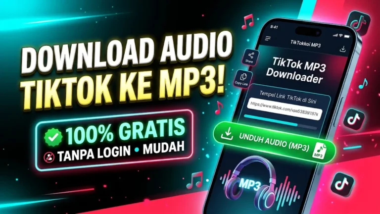 TikTokkoi com MP3 Cara Download Audio TikTok dengan Mudah